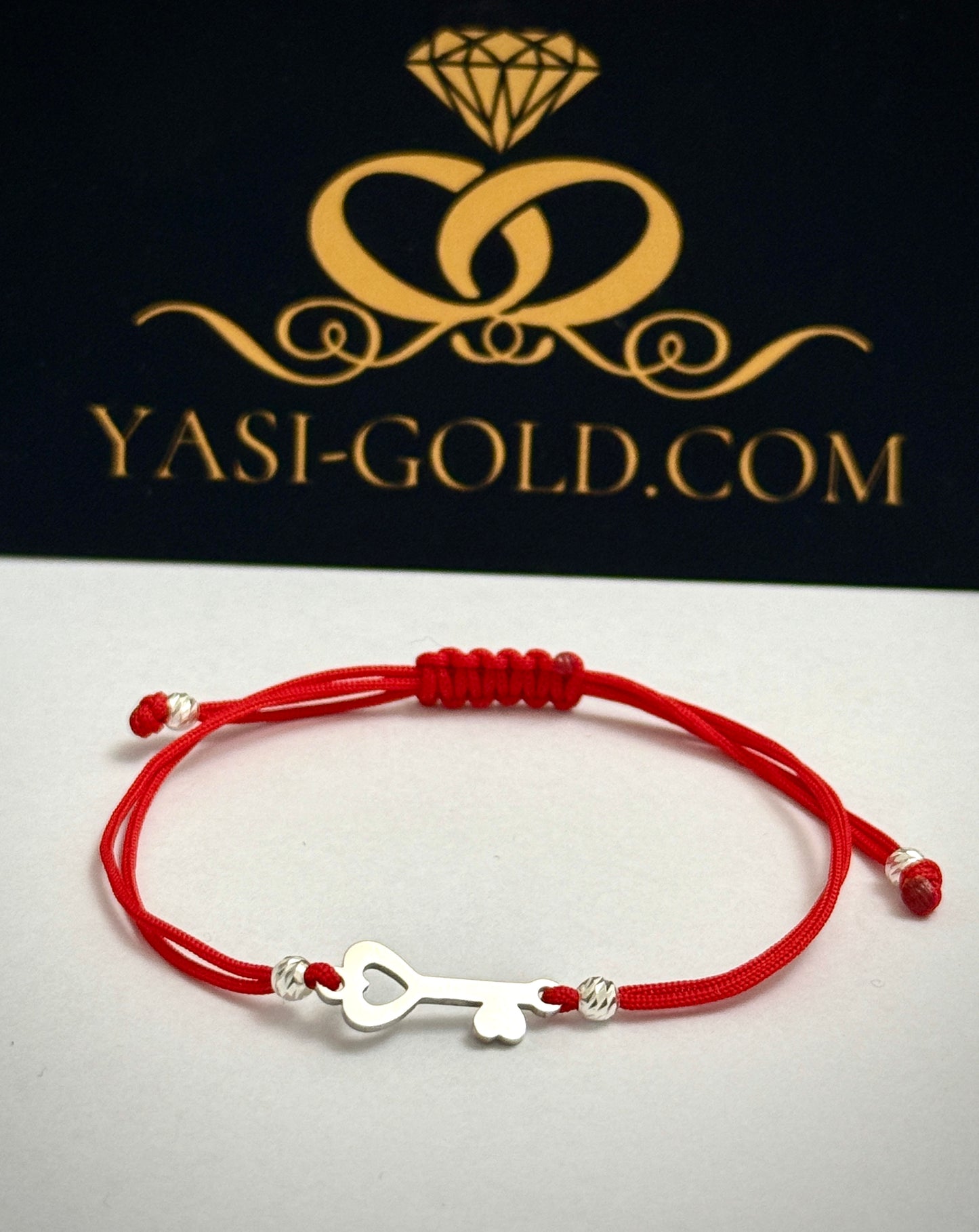 Гривна "Ключът към любовта" със сребро .925