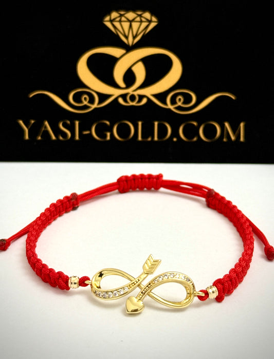 Гривна "Безкрайност" с 14K злато