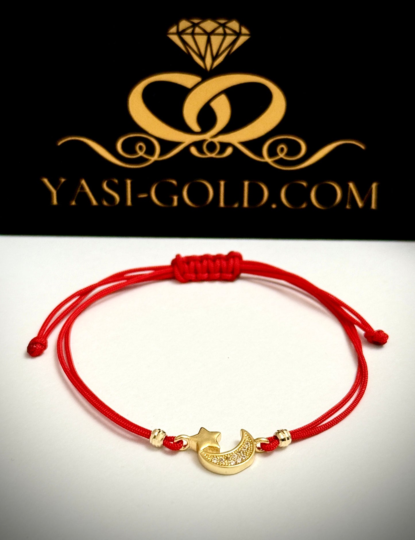 Гривна "Полумесец" с 14K злато