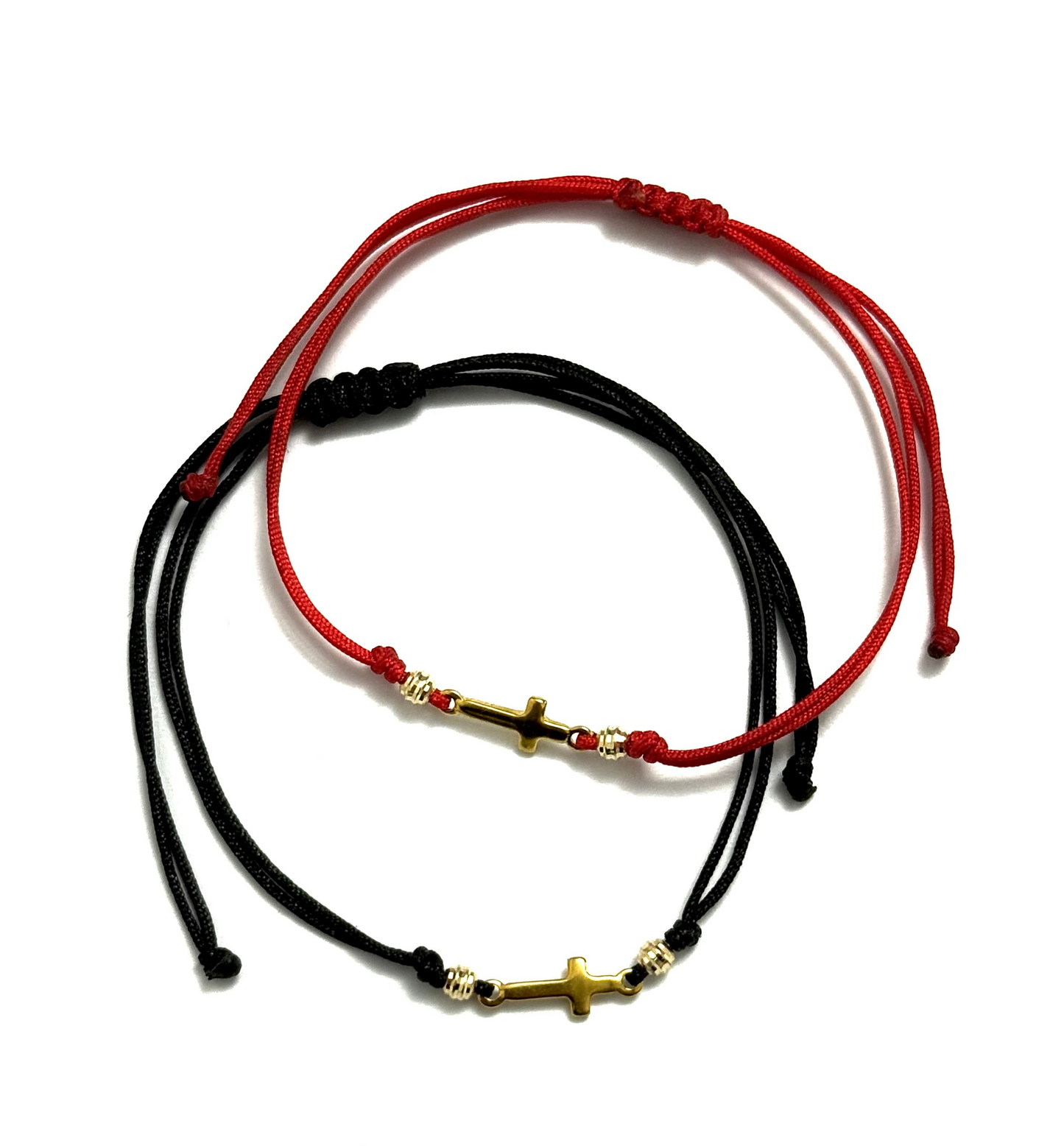 Комплект за него и нея "Вяра и сила" с 14к злато